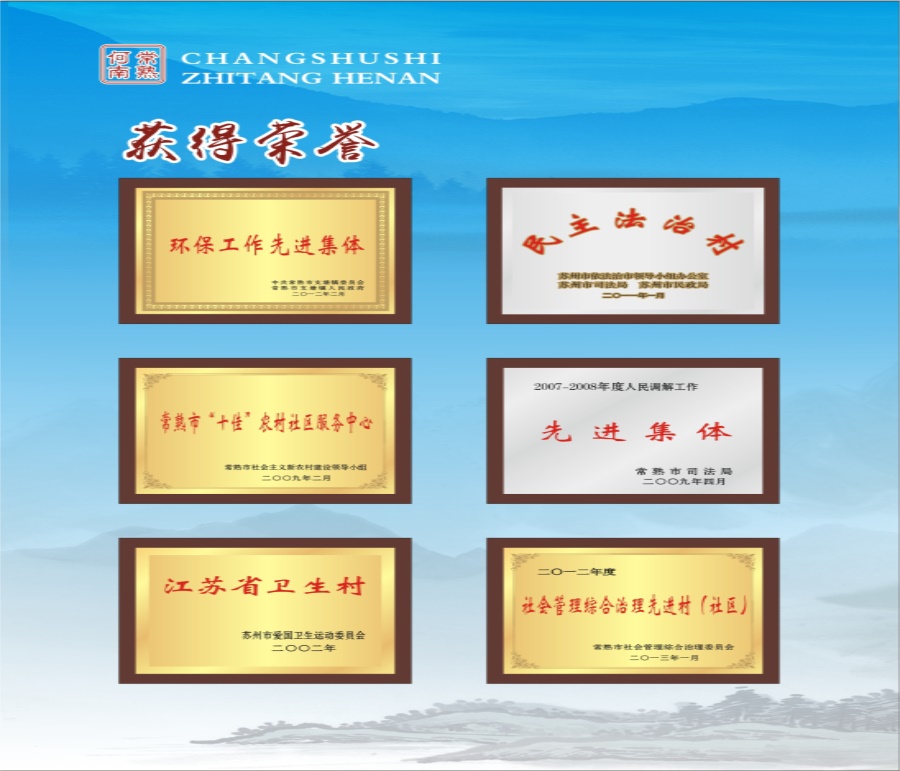 何南村--电子荣誉榜